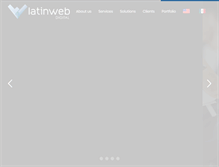 Tablet Screenshot of latinweb.com.mx